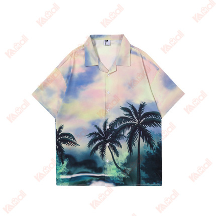 blue casual shirts